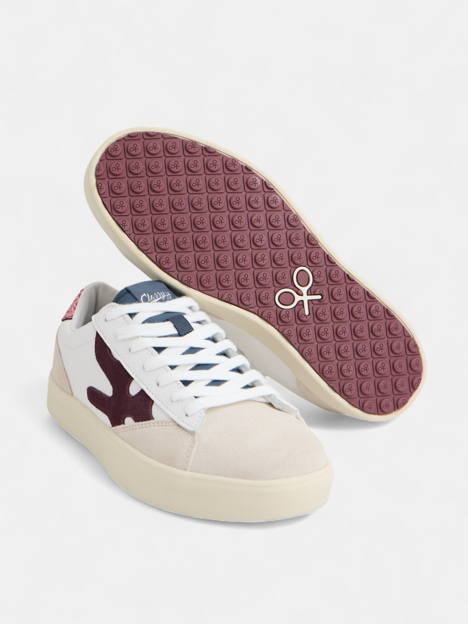 Baskets CLASSY09 bordeaux