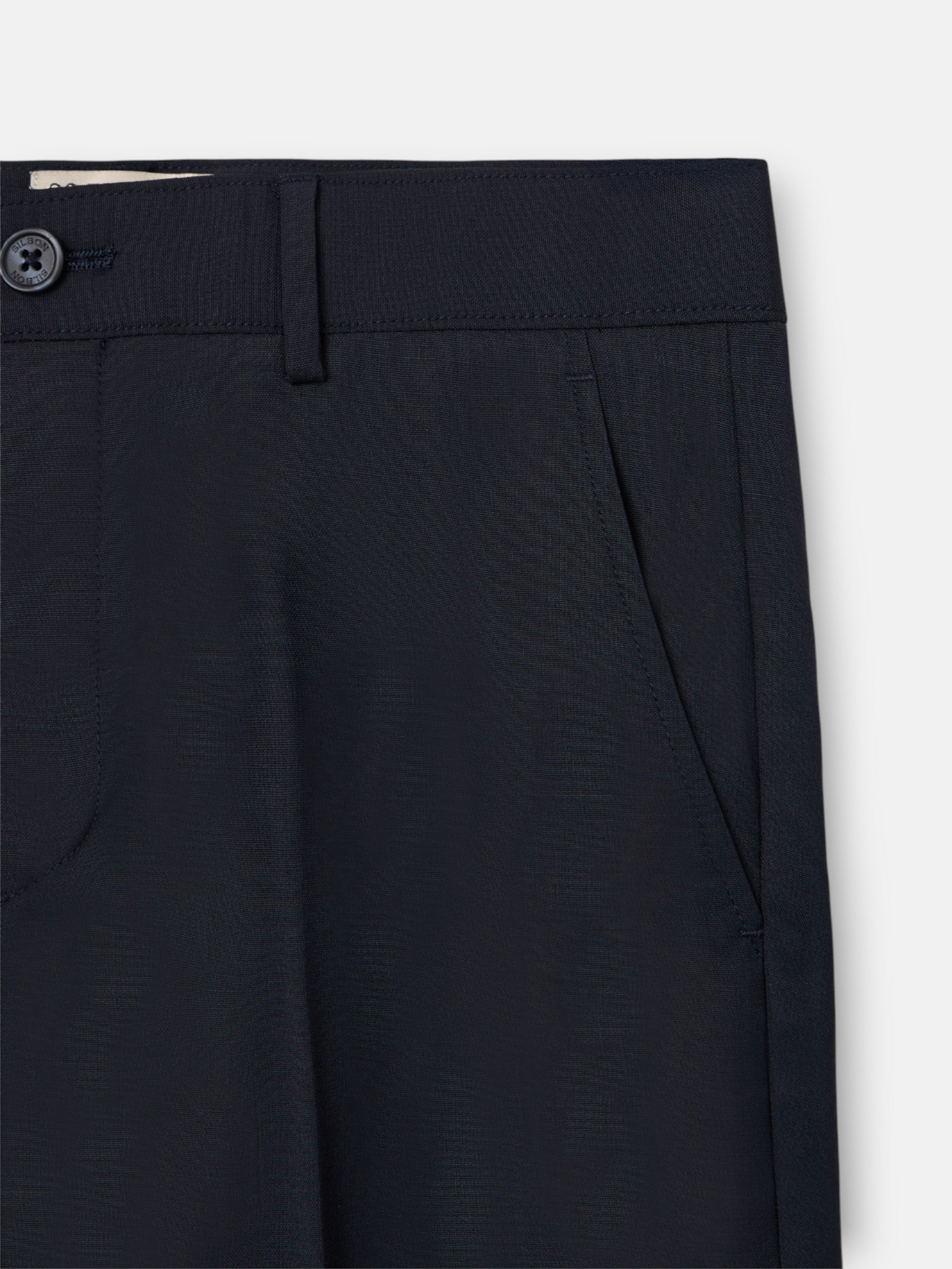 Navy blue kids suit trousers
