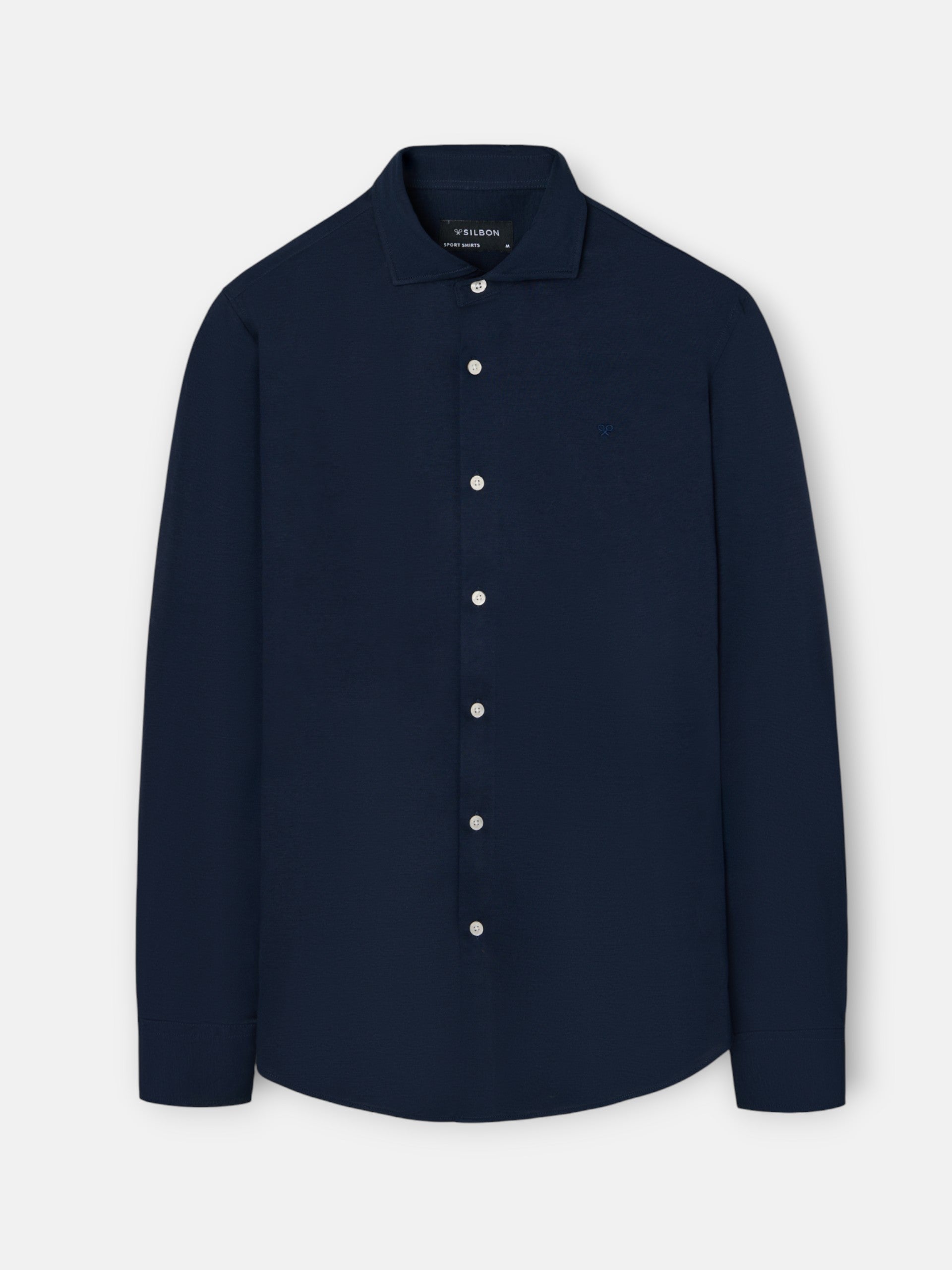 Camisa sport técnica azul marino