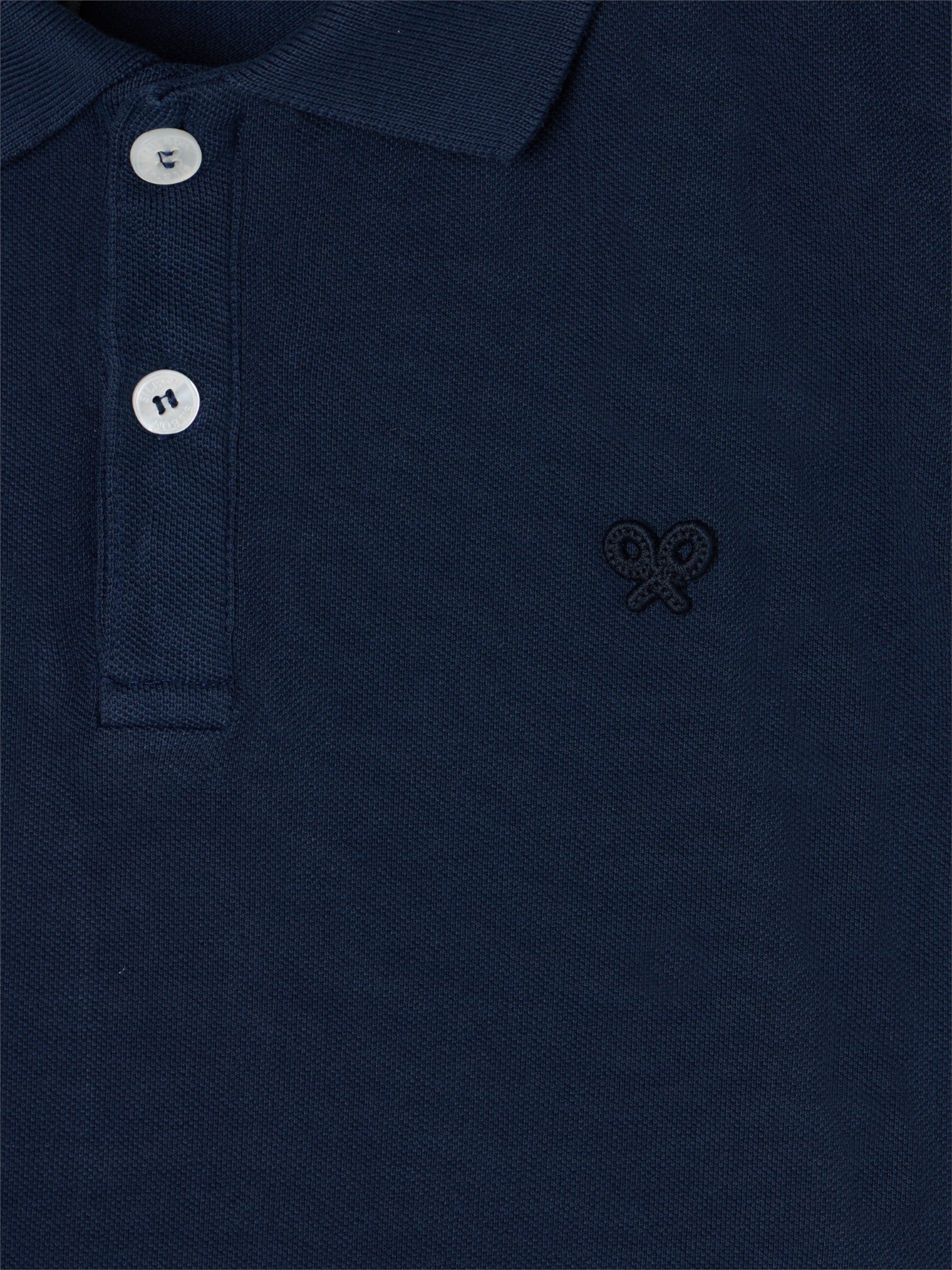 Polo girl clasico azul marino