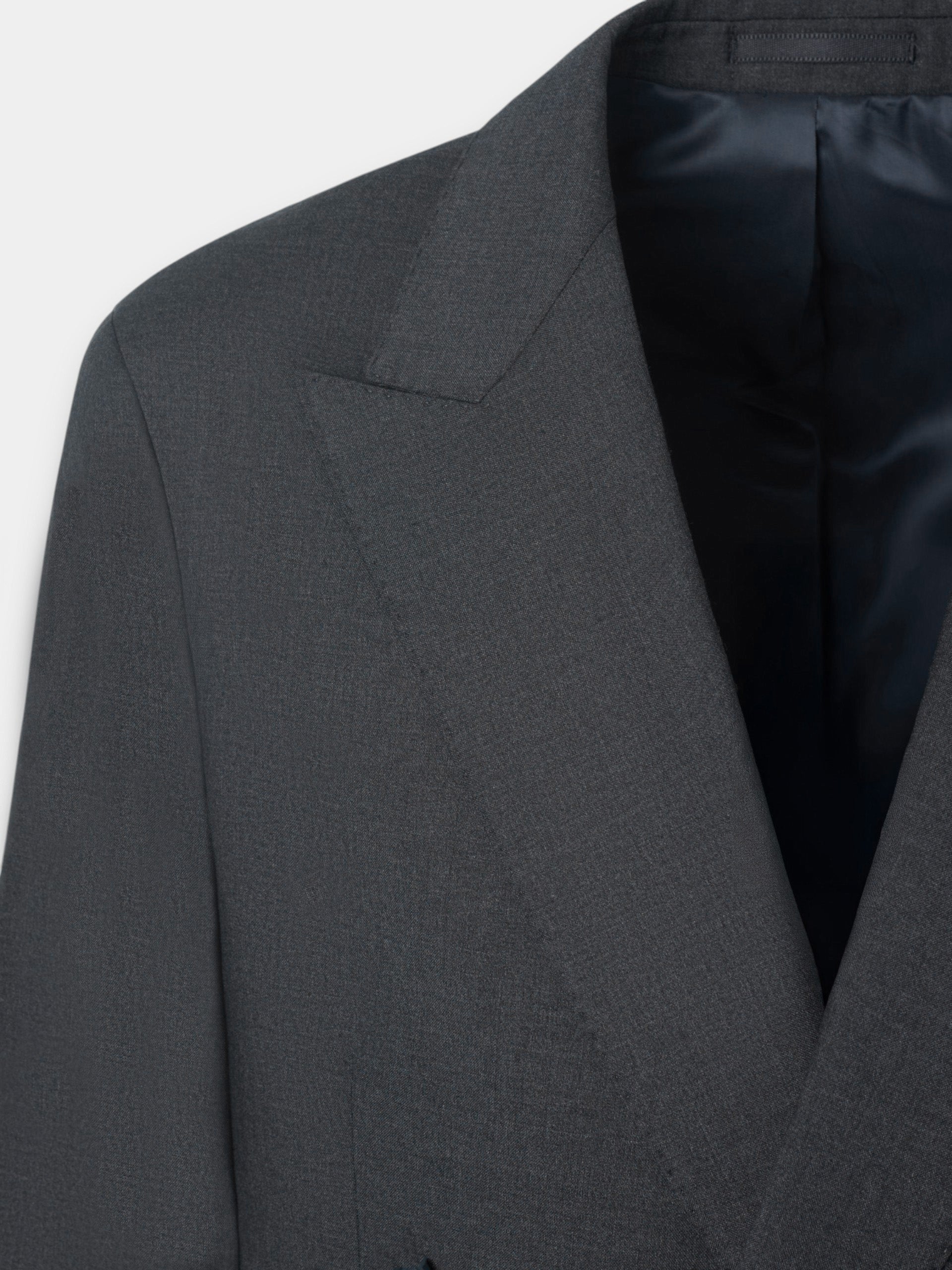 Americana traje cruzado stretch grey