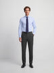 Pantalon traje cruzado stretch grey
