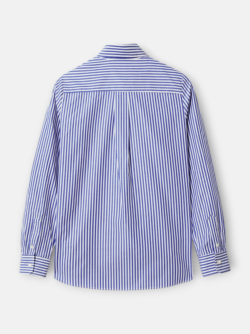 Camisa mulher riscas azul e branco