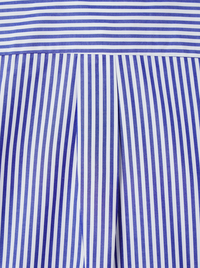 Camisa mulher riscas azul e branco