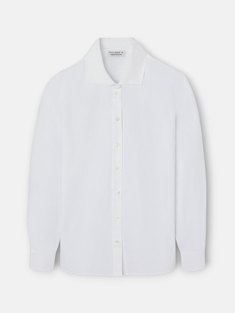 Camisa mulher oxford branco