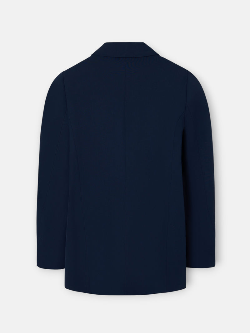 Veste blazer femme classique droite bleu marine