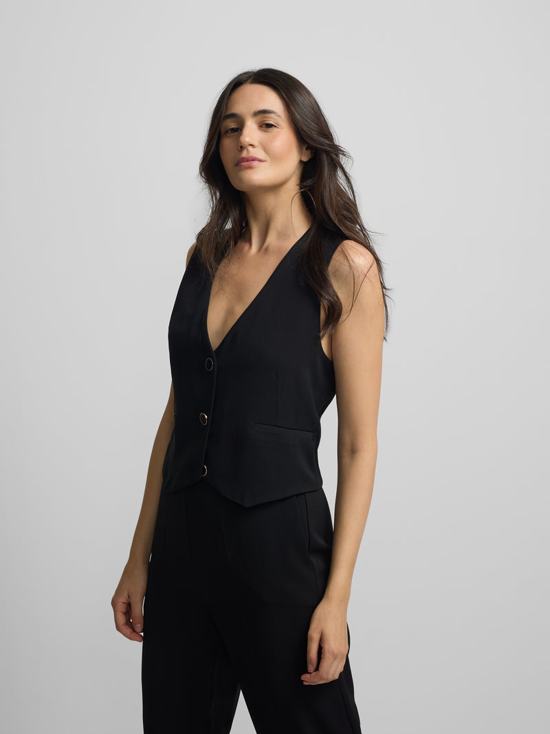Chaleco woman clasico negro