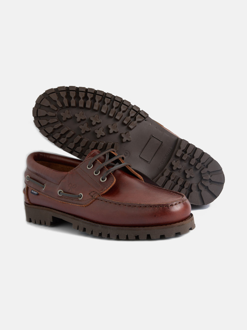 Zapato nautico silbon marron