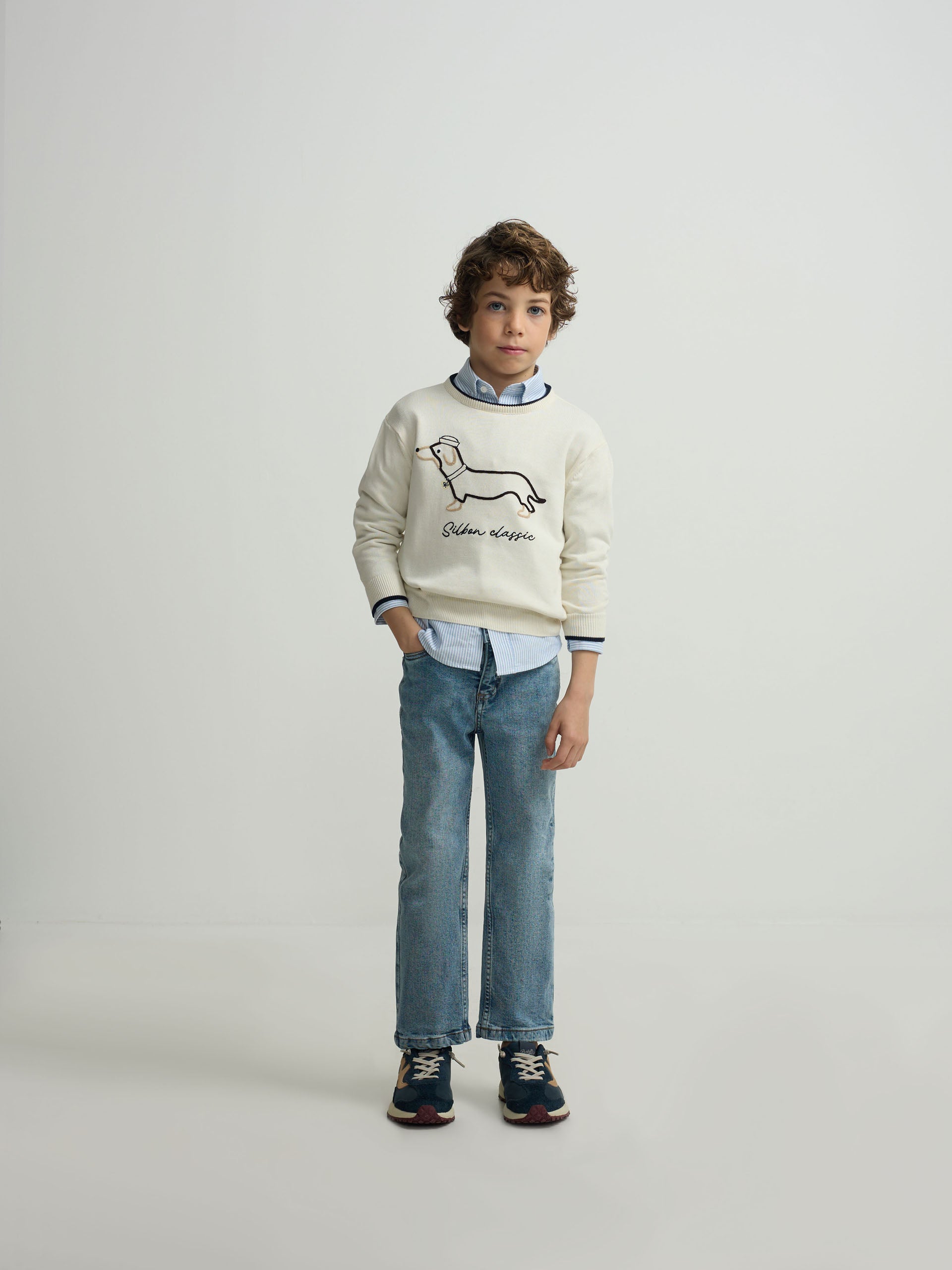 Jersey kids dog crema