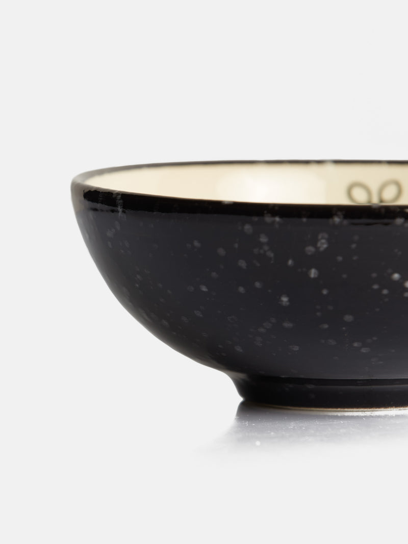 Bowl ceramico esmalte bicolor