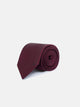 Corbata silbon lunares burdeos