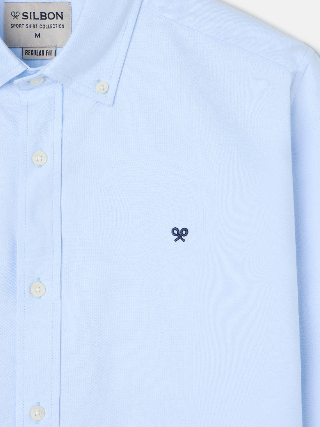 Chemise sport oxford coupe régulière bleu ciel