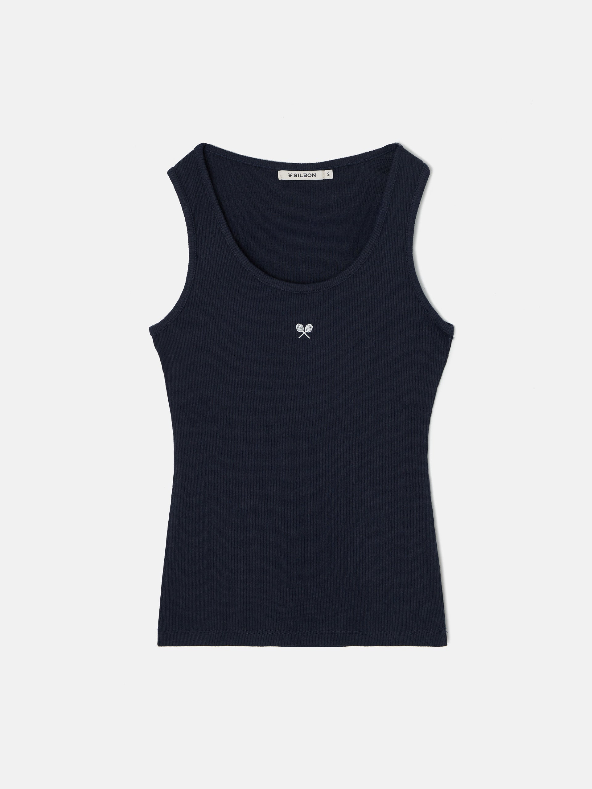 Camiseta woman tank azul marino