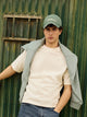 Camiseta special fit Silbon classic society crema
