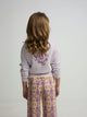 Sweatshirt girl silbon love lilás
