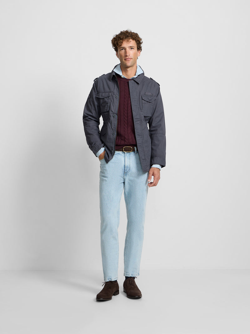 Veste militaire bleu marine