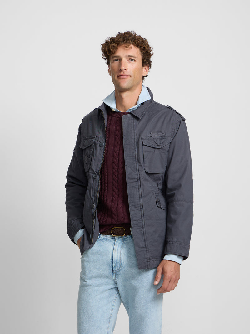 Veste militaire bleu marine