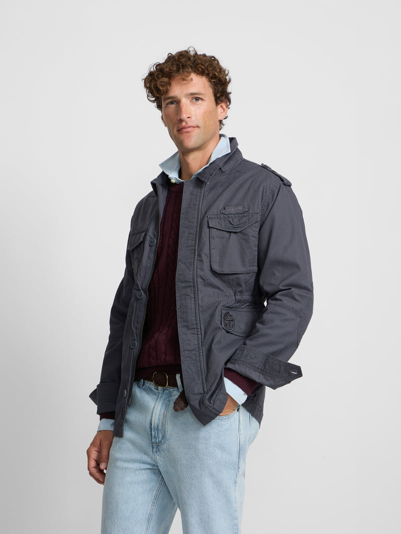 Veste militaire bleu marine