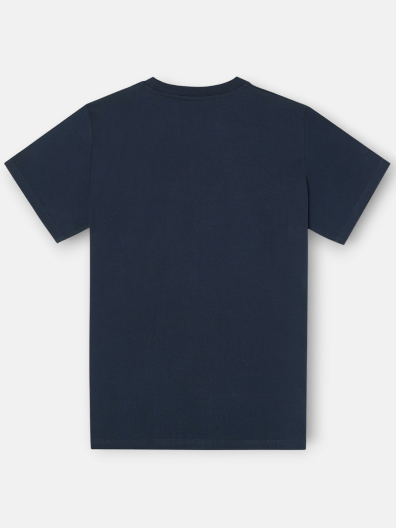 Navy blue smile logo t-shirt