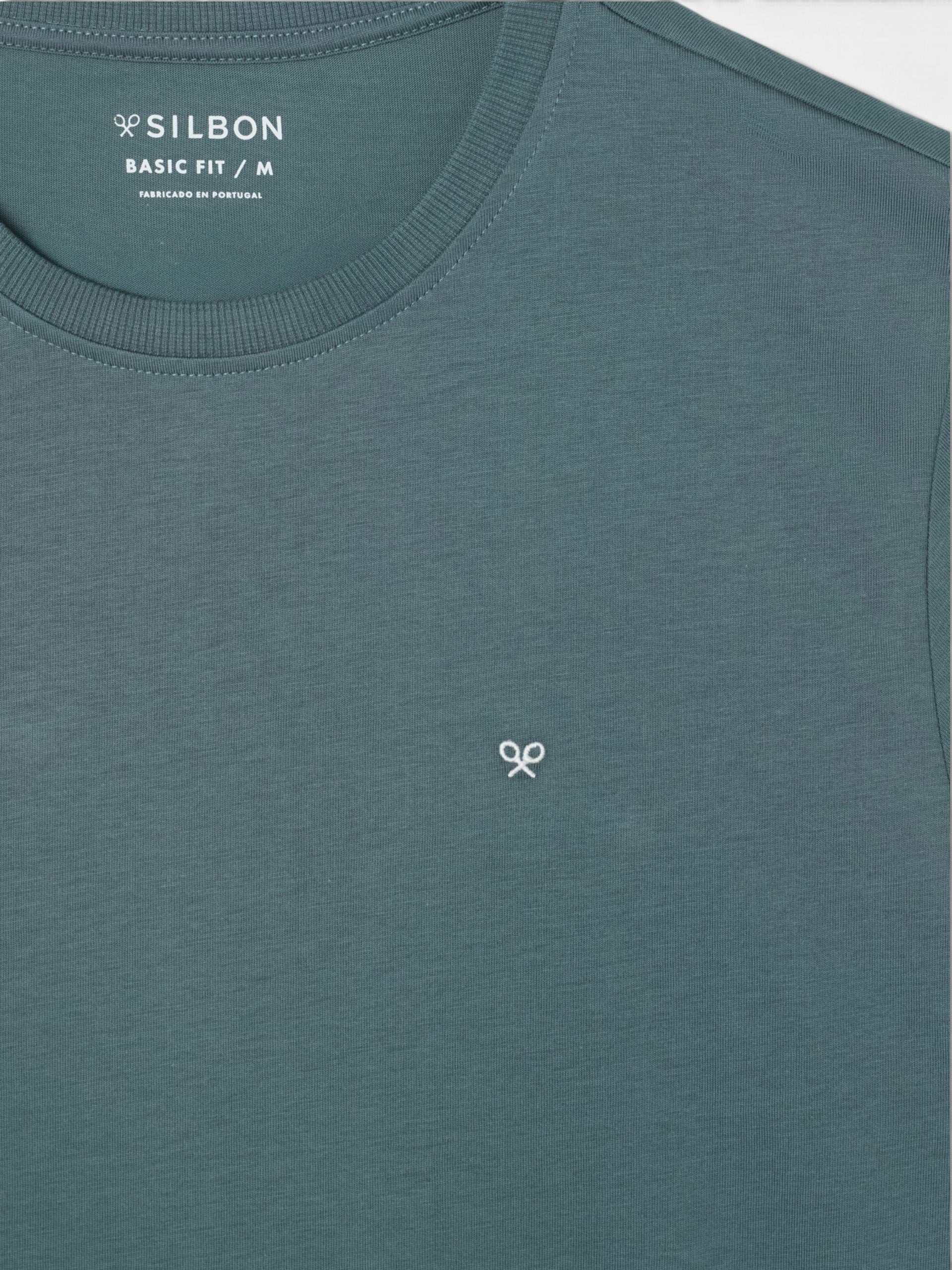 T-shirt classique minilogo vert foncé