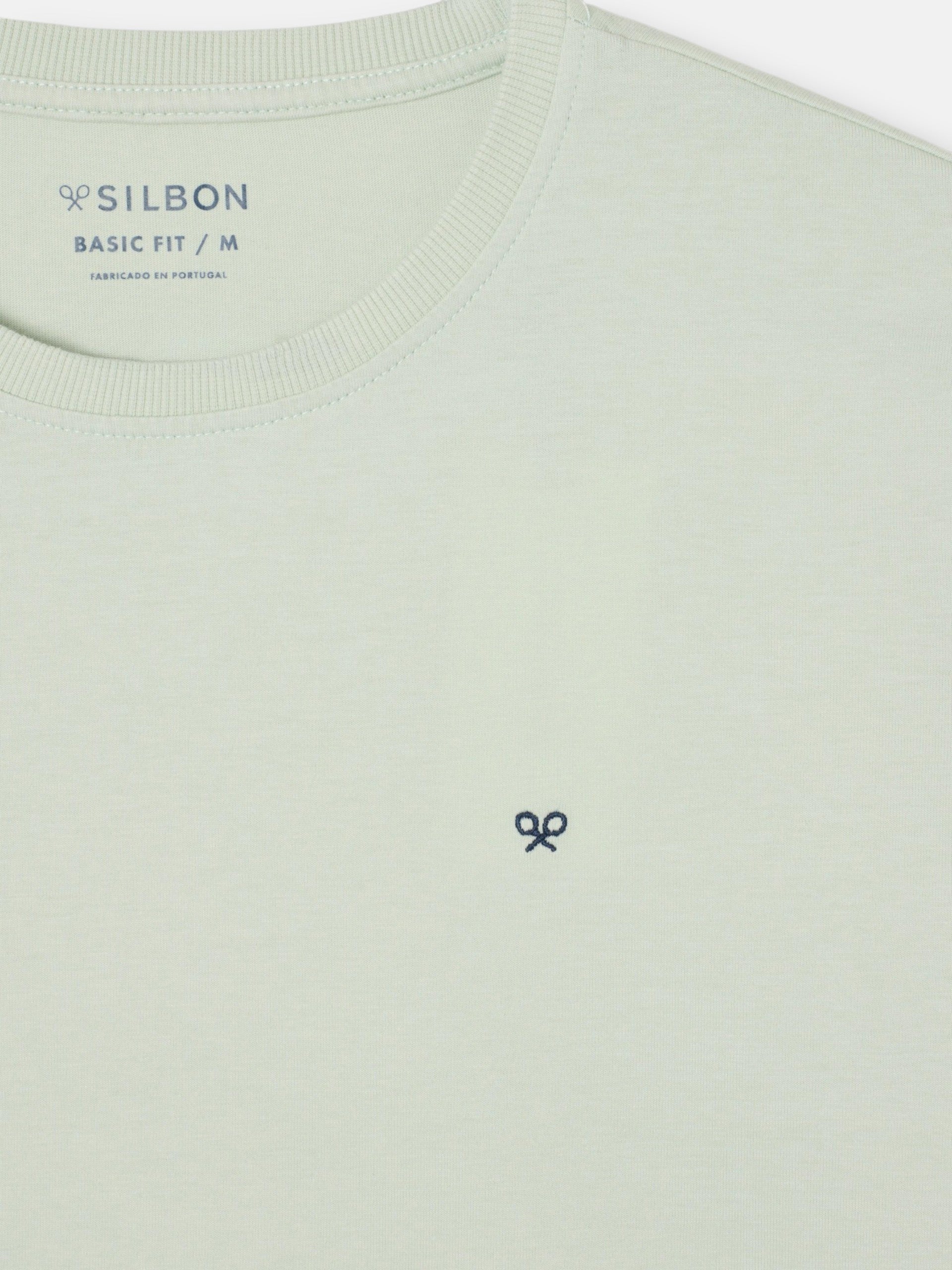 T-shirt classique minilogo vert clair