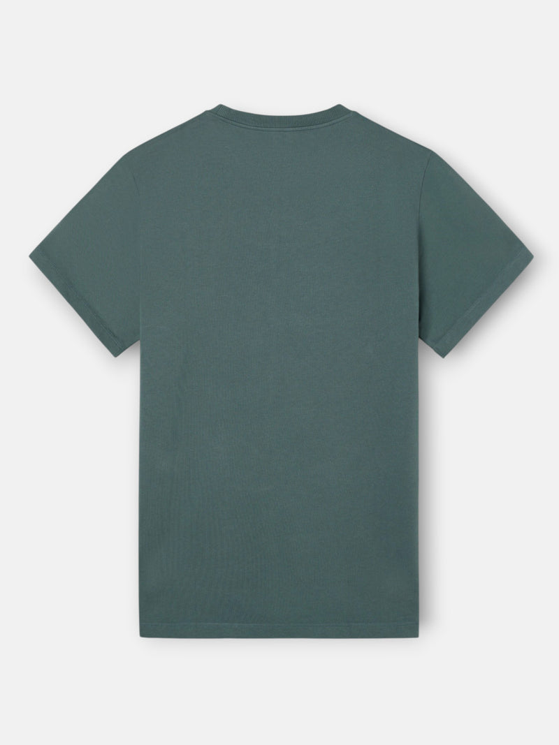 Camiseta silbon tono verde