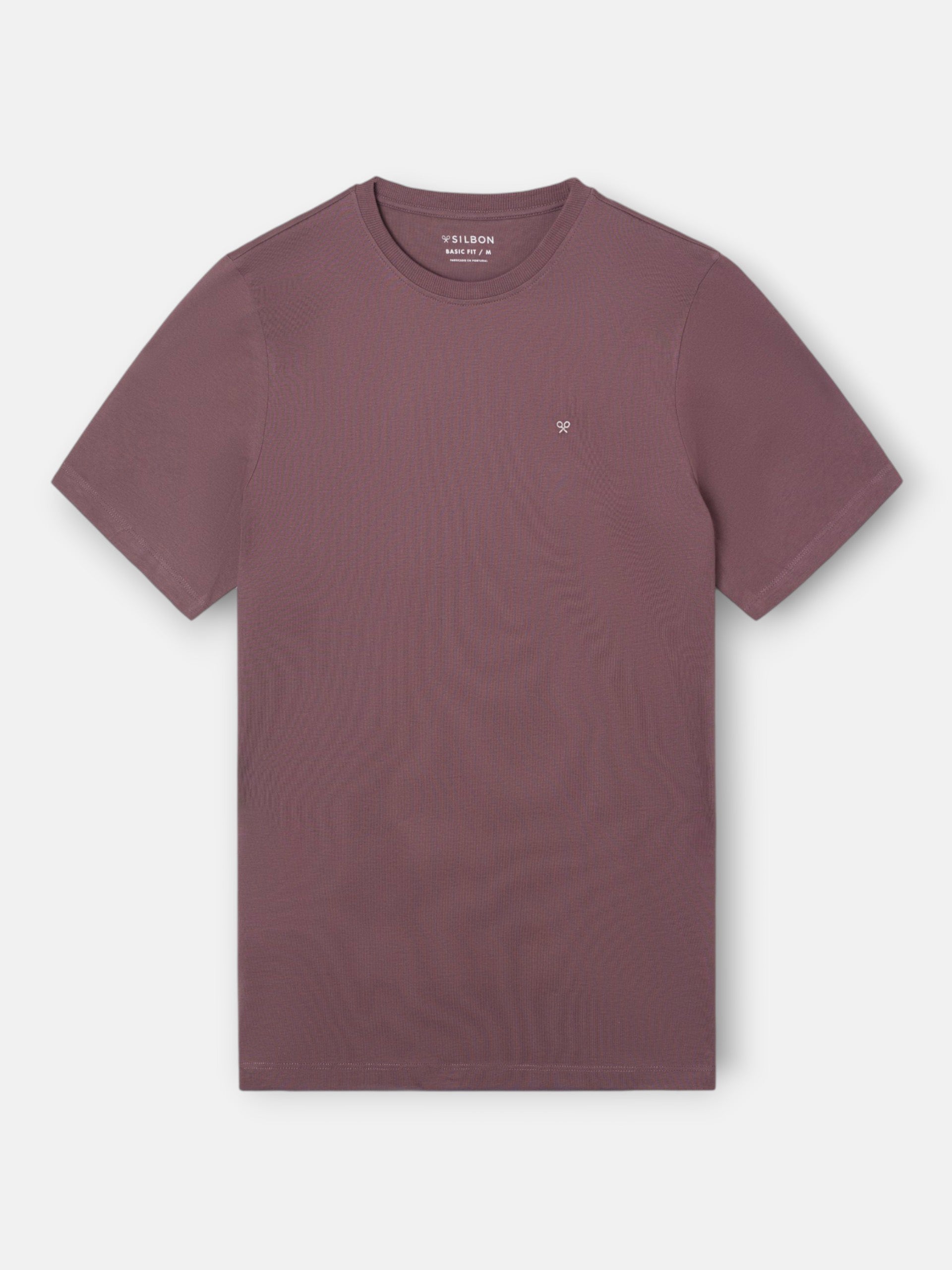 T-shirt classique minilogo bordeaux