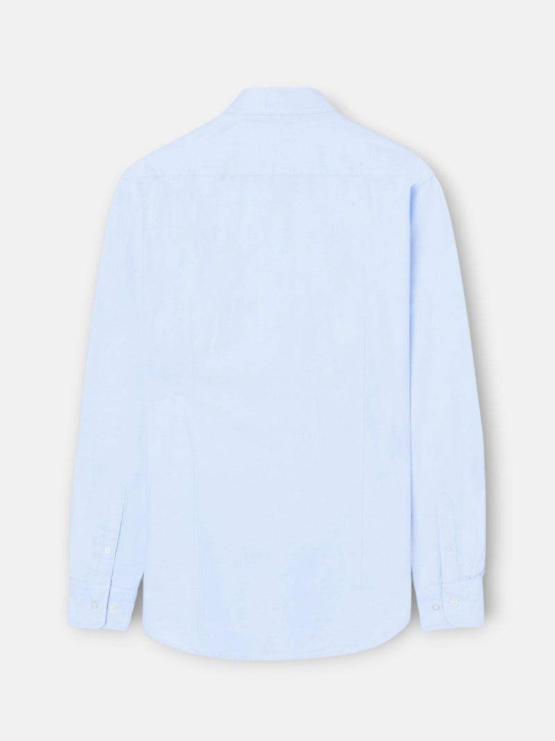 Camisa sport oxford warm celeste