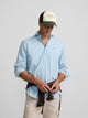 Camisa sport denim cutaway azul claro