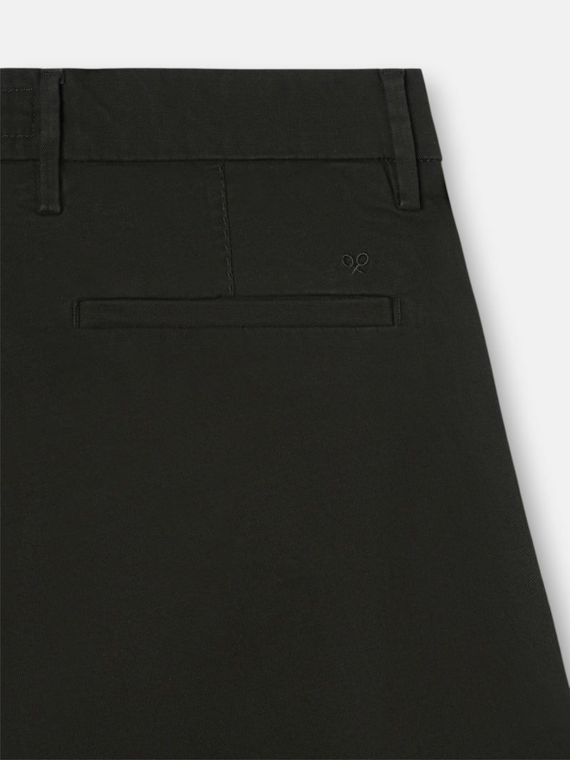 Dark green sport chino trousers