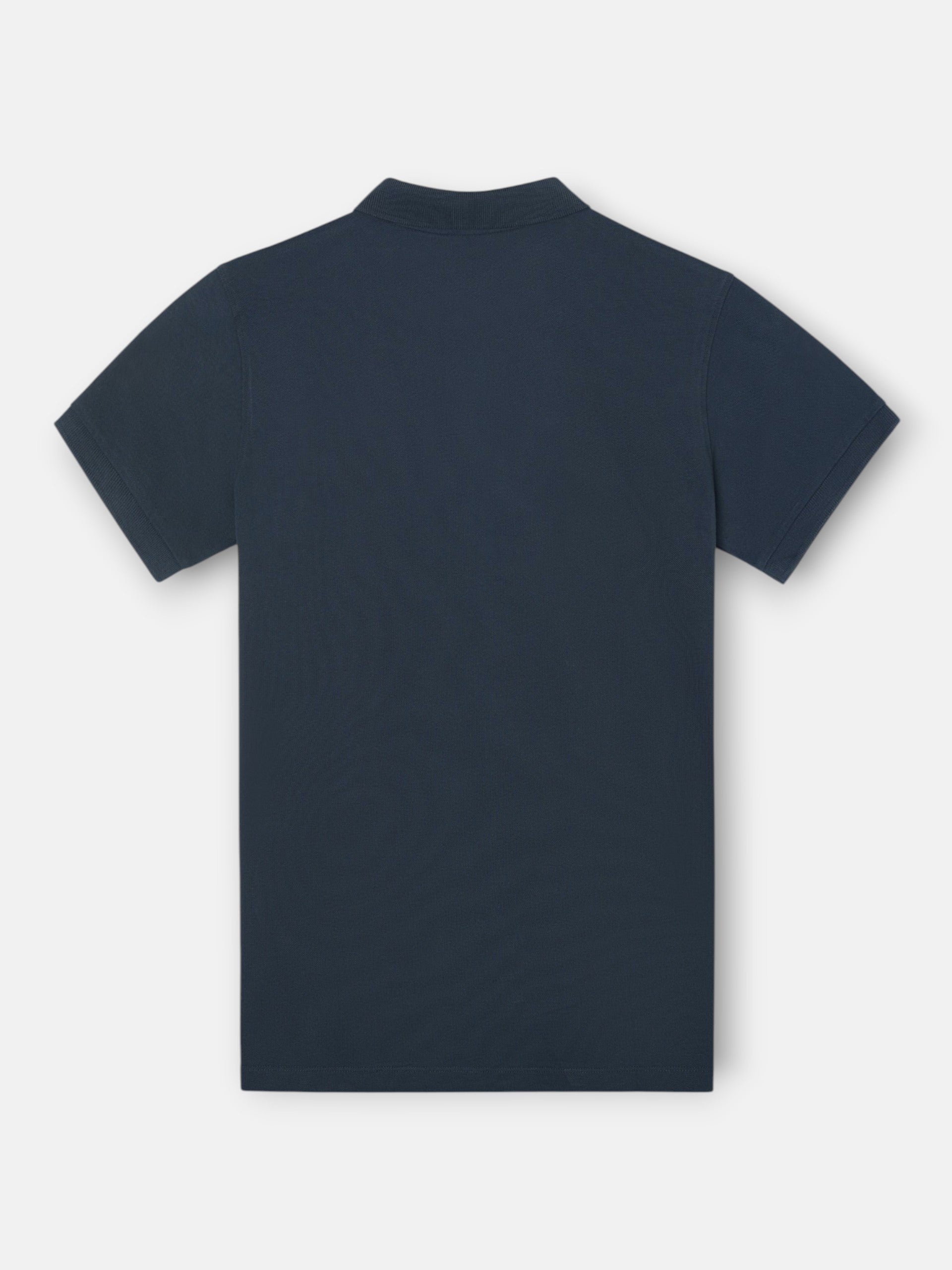 Polo manga corta indigo