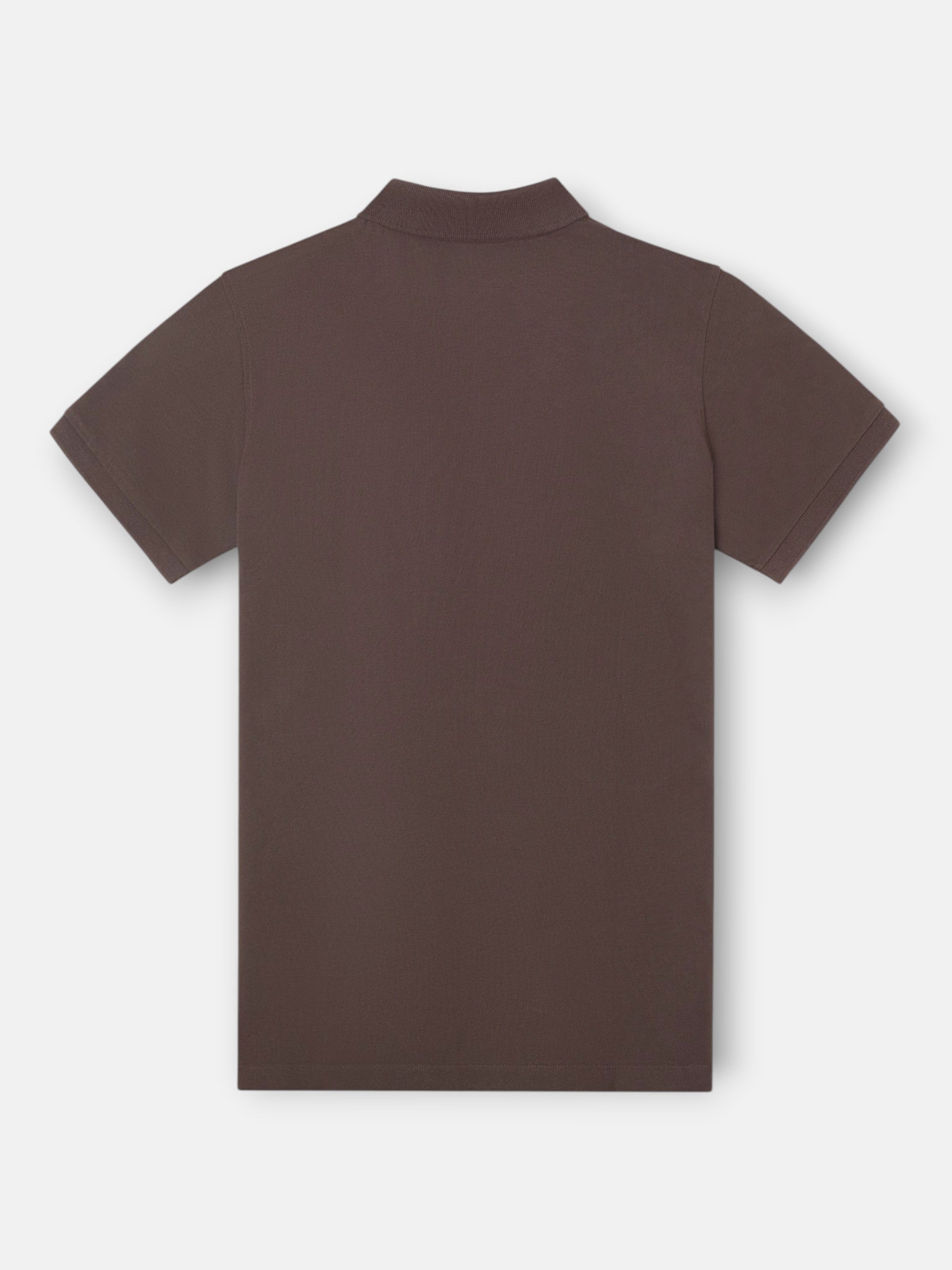 Polo manga corta marron