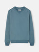Petroleum embossed racket sweatshirt