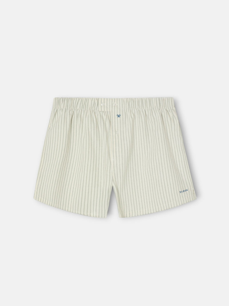 Cueca às riscas verdes