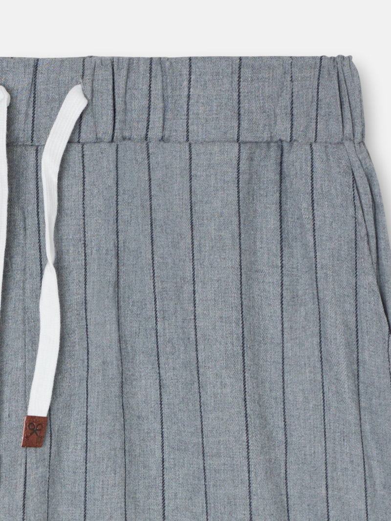 Pijama raya diplomática gris