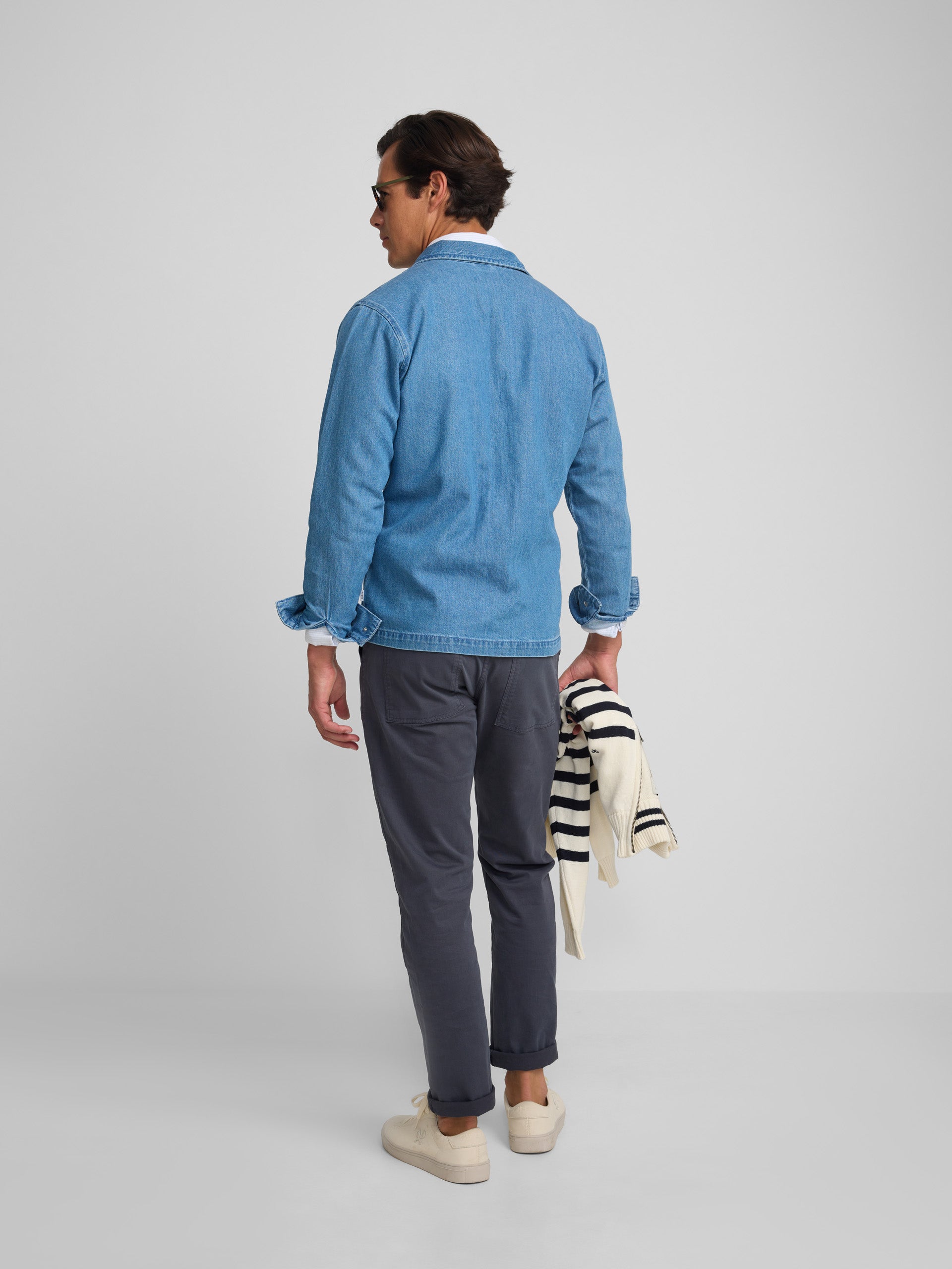 Sobrecamisa denim cruise ajustables azul