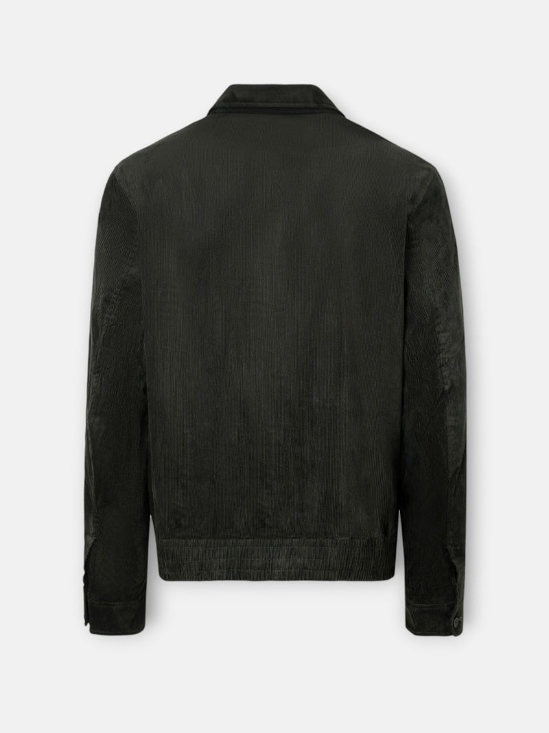 Green corduroy jacket