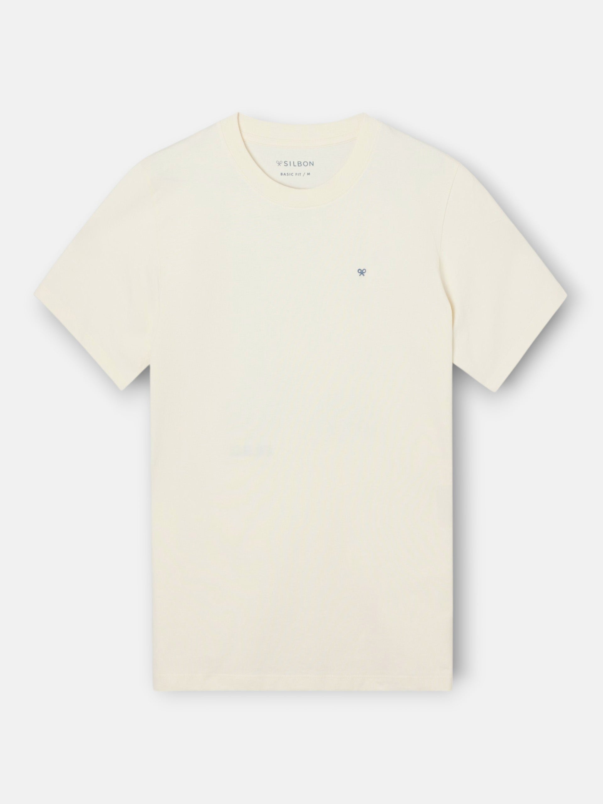 Camiseta poster raquetas crema