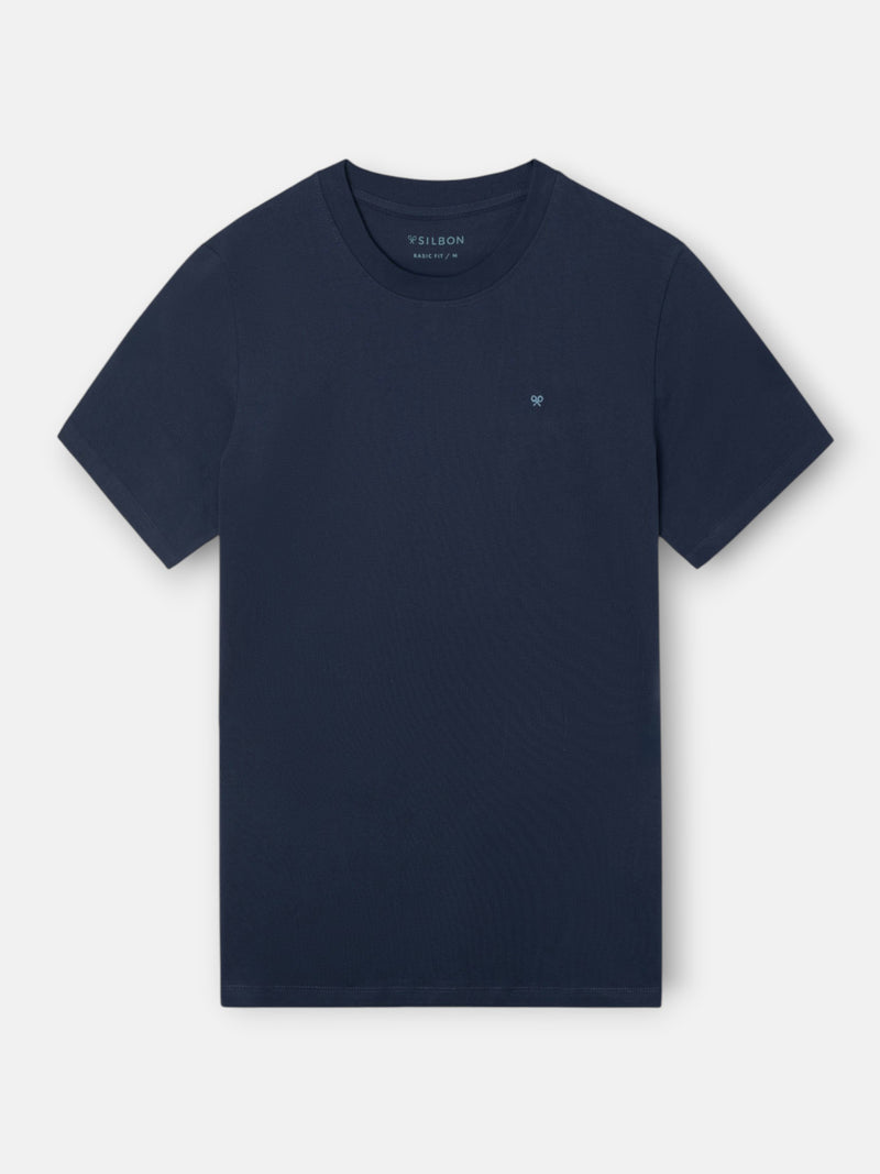 Camiseta poster raquetas azul marino