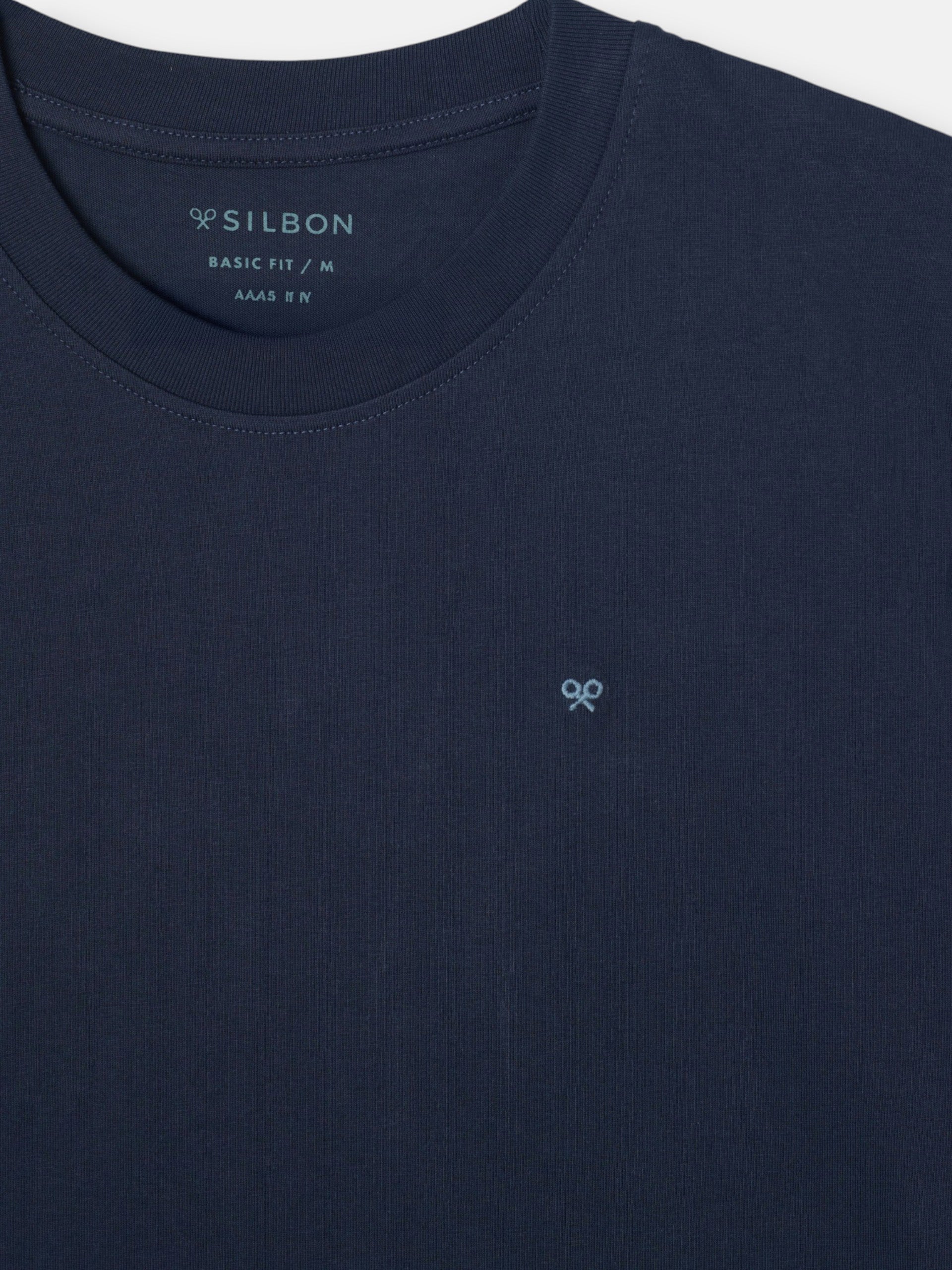 Navy blue rackets poster t-shirt