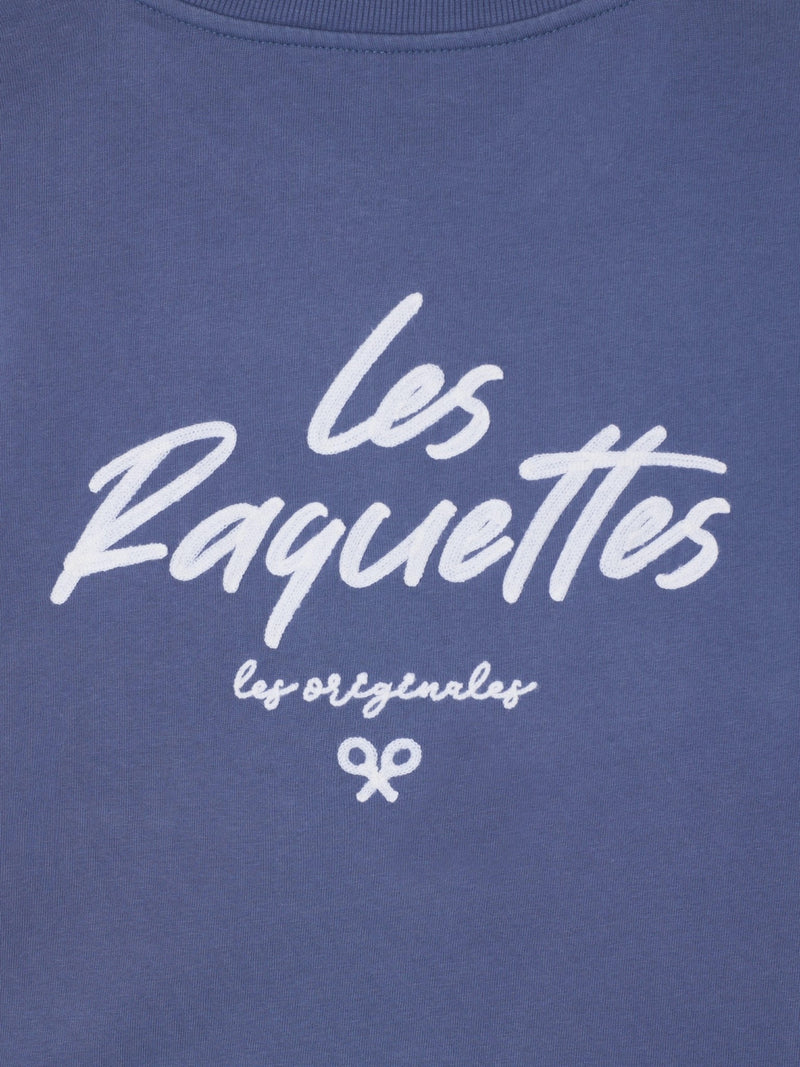 Camiseta les raquettes azul indigo