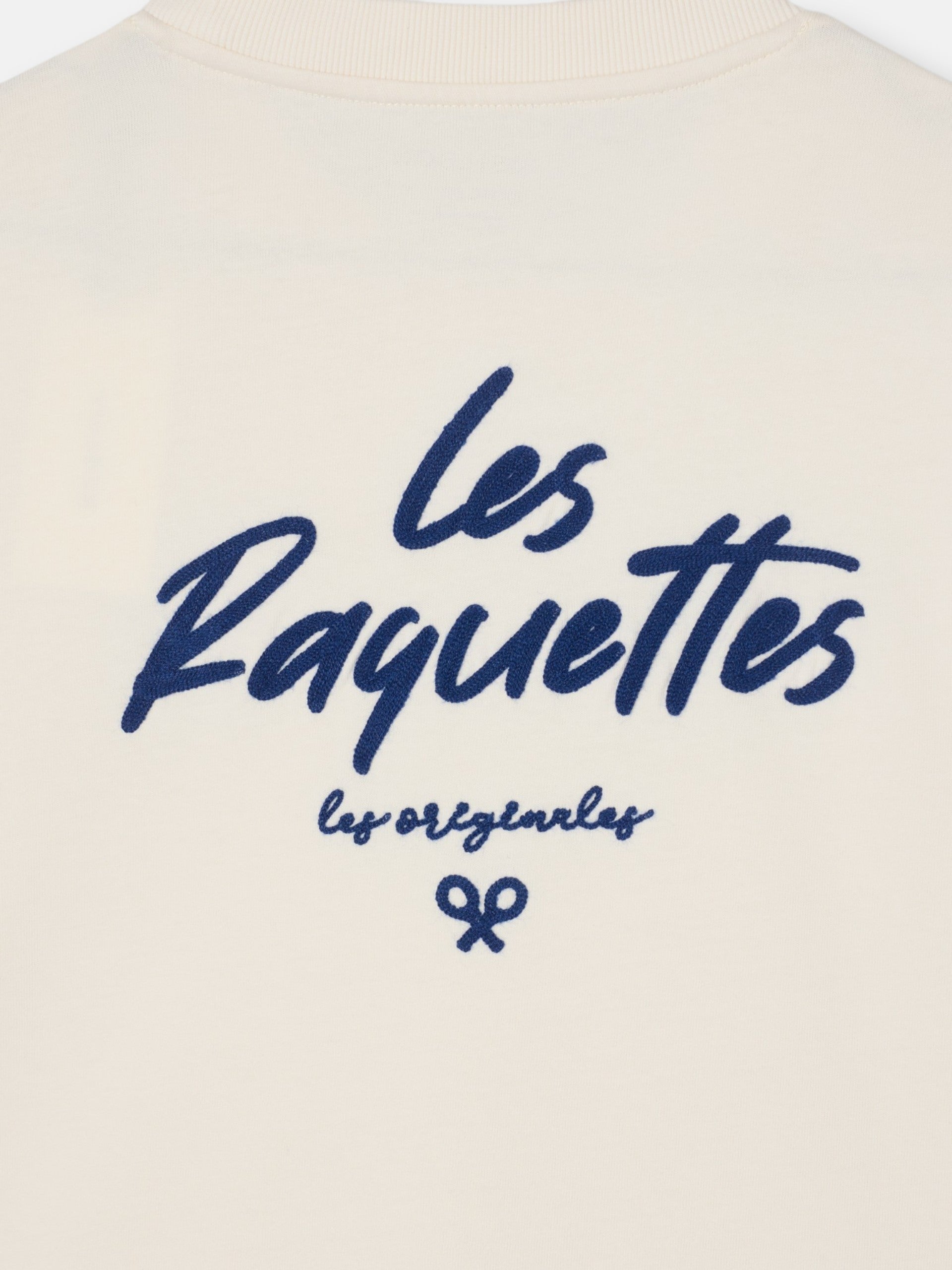 Camiseta les raquettes crema