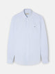 Light blue oxford striped sport shirt