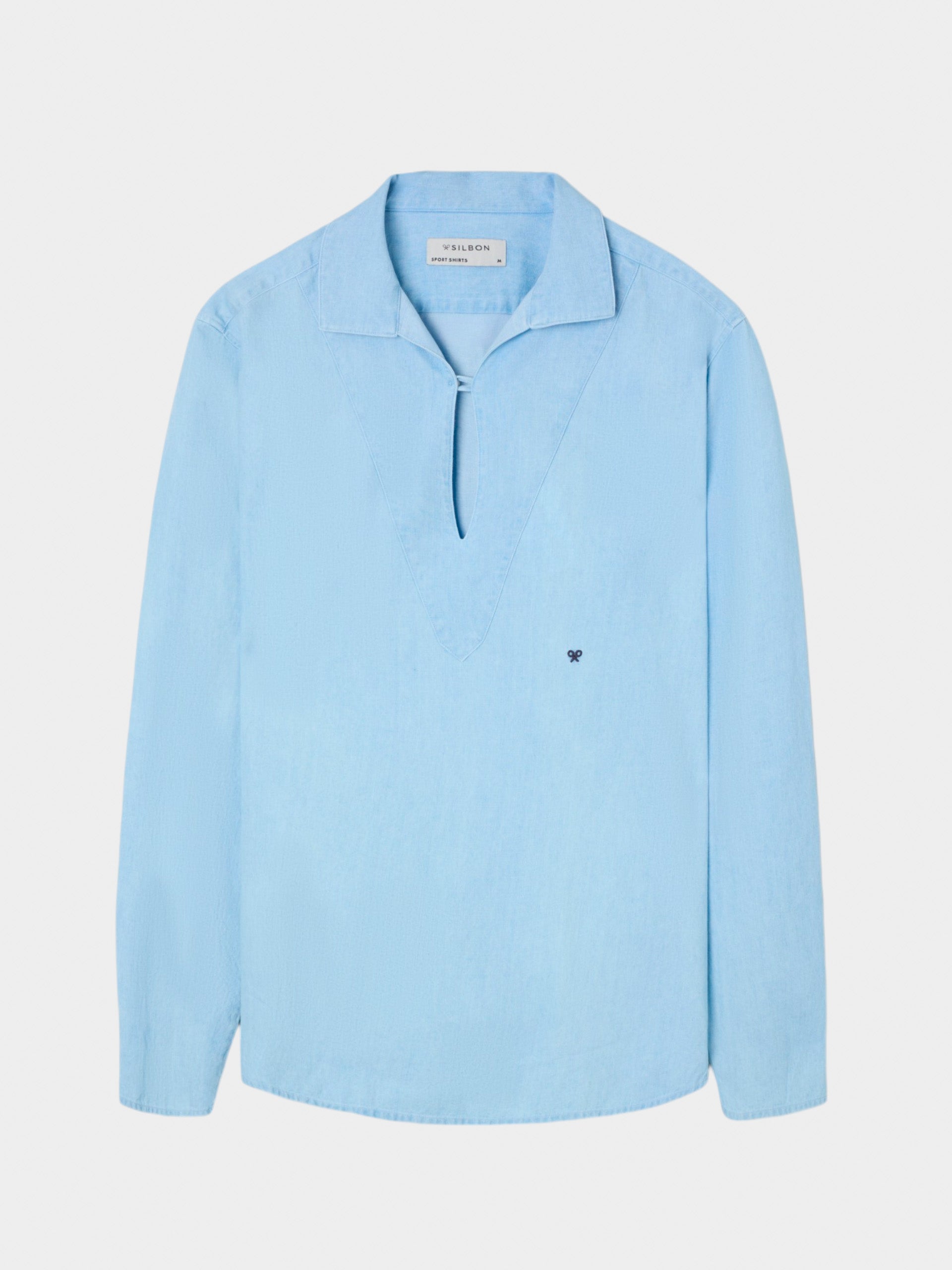 Polera sport cruise denim azul medio