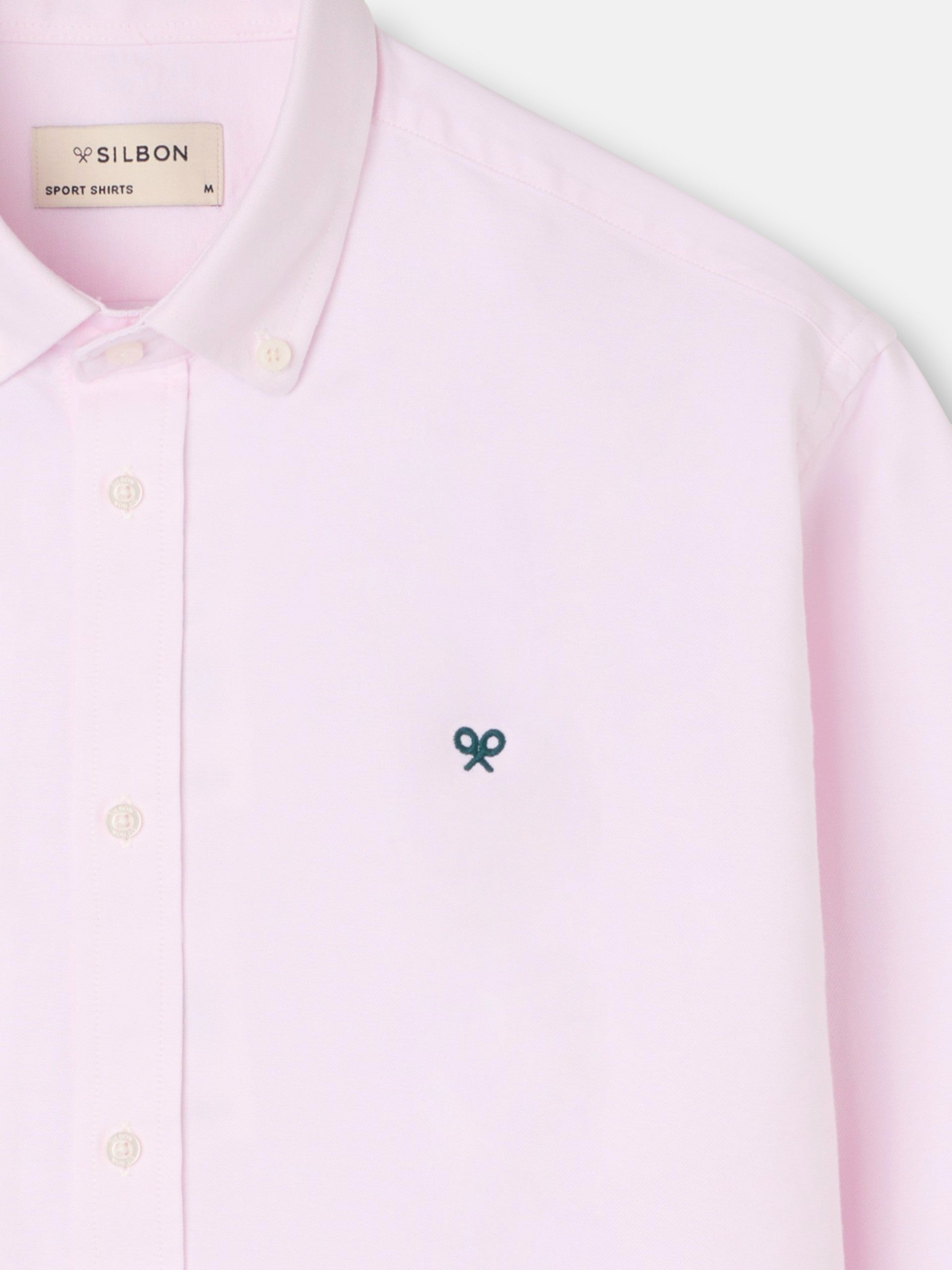 Camisa sport oxford rosa