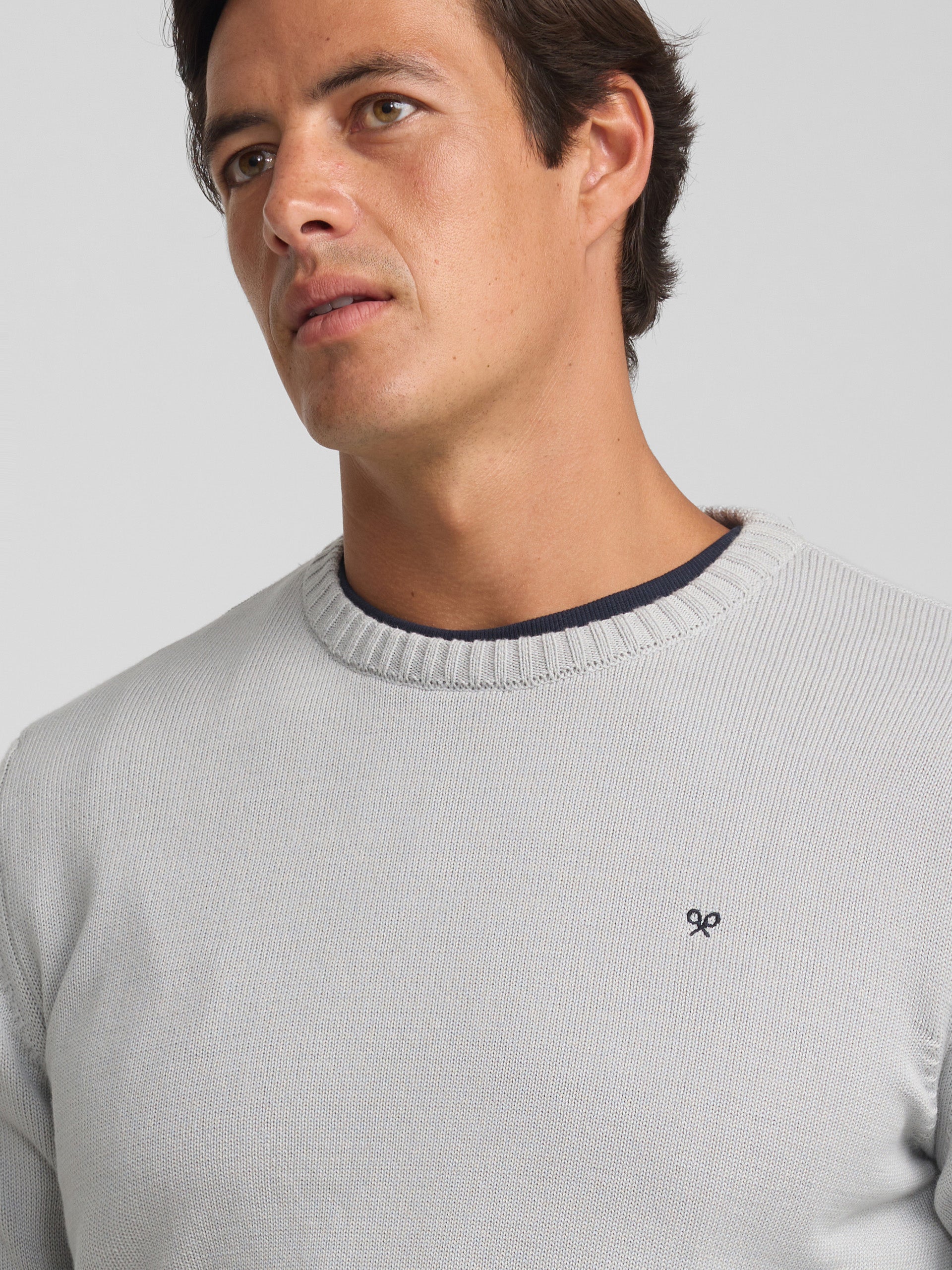 Pull uni bleu ciel