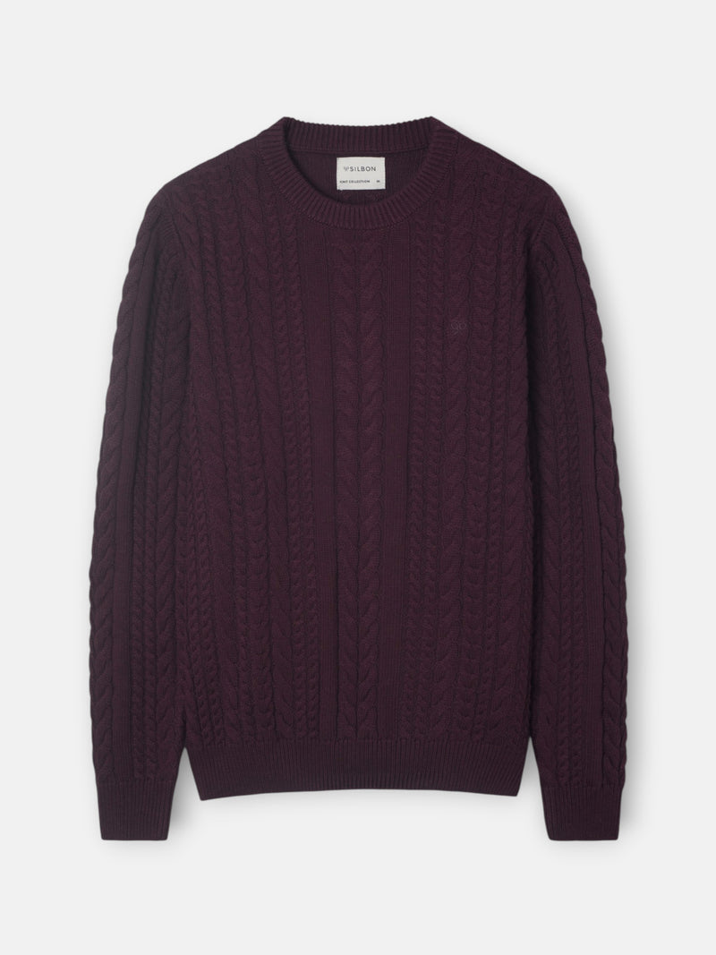 Jersey ochos burdeos