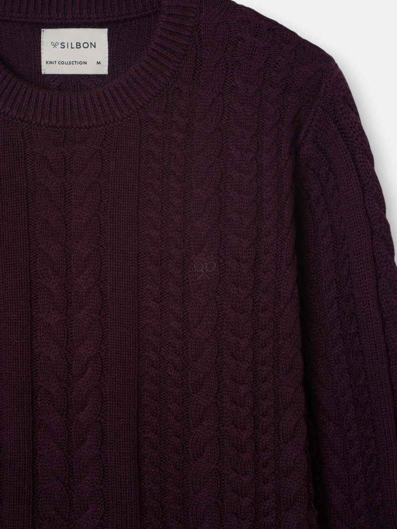 Jersey ochos burdeos