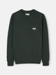 Sweatshirt bolso etiqueta caqui