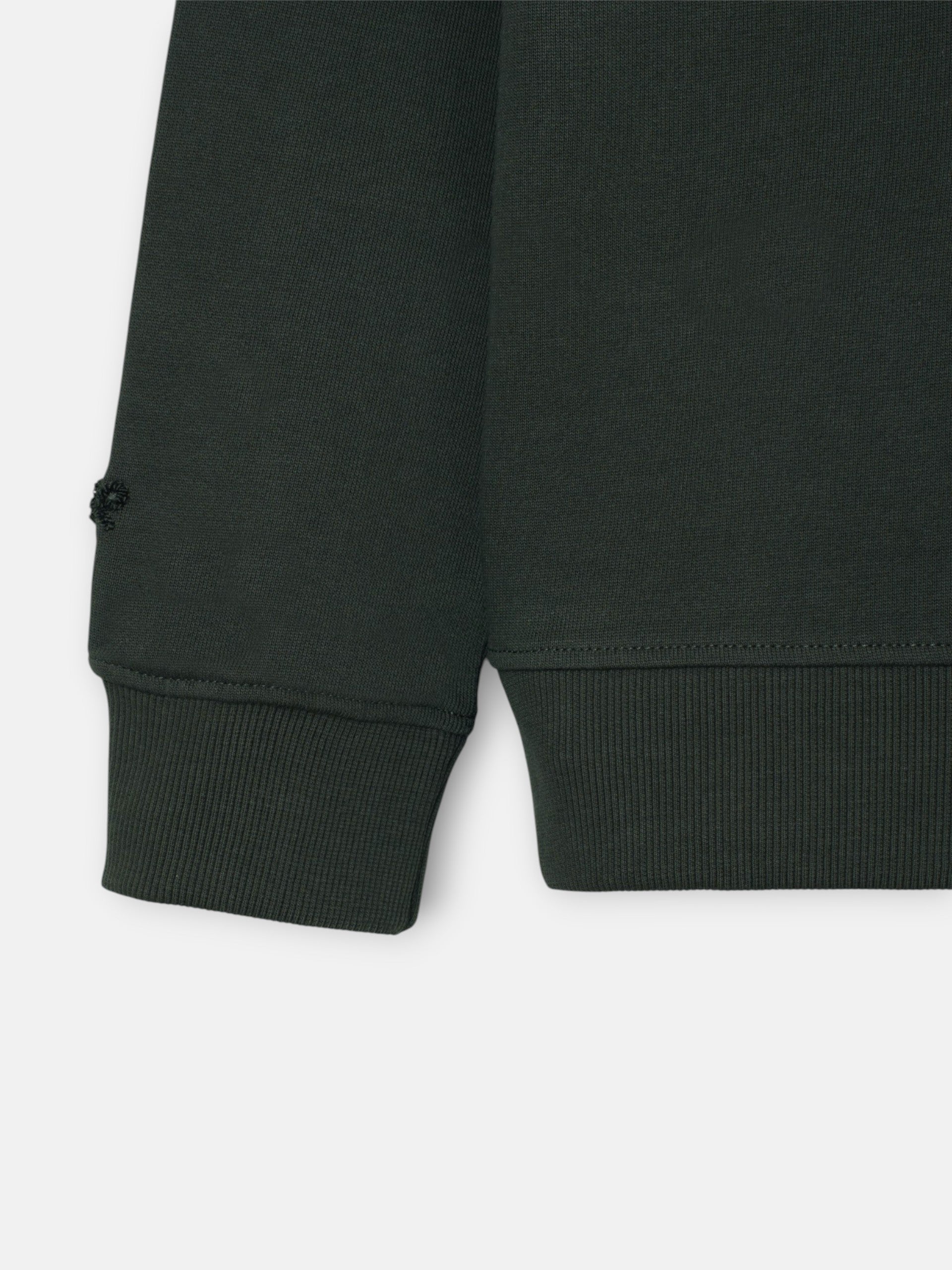 Sweatshirt bolso etiqueta caqui